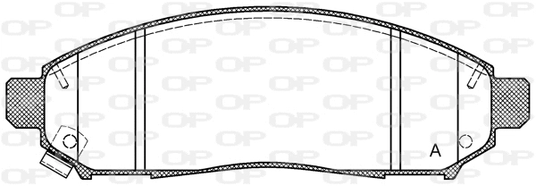 Brake Pad Set, disc brake (BPA1162.01)