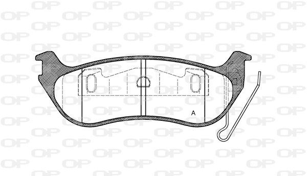 Brake Pad Set, disc brake (BPA0628.12)