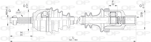 Drive Shaft (DRS6302.00)