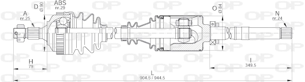 Drive Shaft (DRS6200.00)