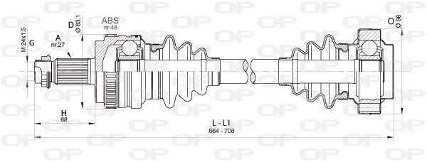 Drive Shaft (DRS6346.00)
