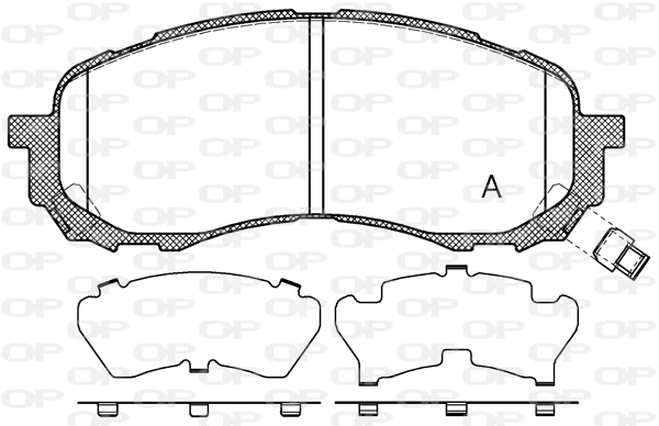 Brake Pad Set, disc brake (BPA1081.11)