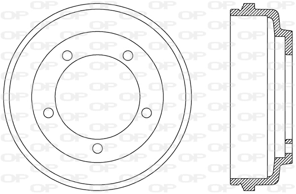 Brake Drum (BAD9075.10)