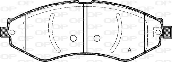 Brake Pad Set, disc brake (BPA0645.22)