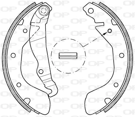Brake Shoe Set (BSA2138.00)