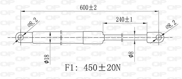 Gas Spring, boot/cargo area