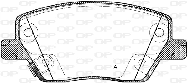 Brake Pad Set, disc brake (BPA1695.02)