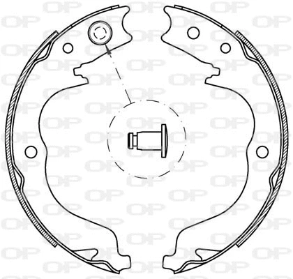 Brake Shoe Set (BSA2219.00)