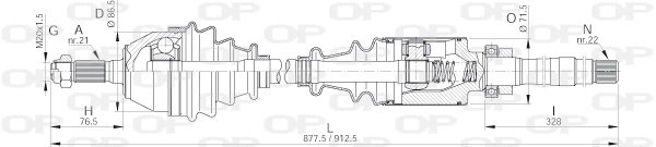 Drive Shaft (DRS6019.00)