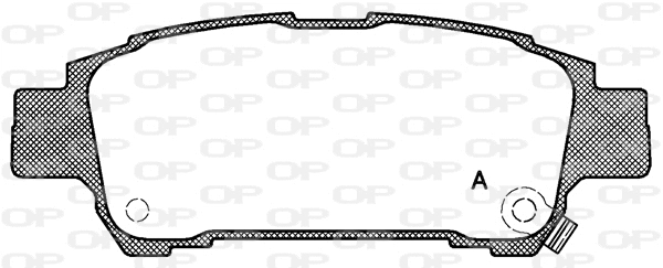 Brake Pad Set, disc brake (BPA0820.02)