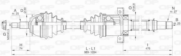 Drive Shaft (DRS6431.00)