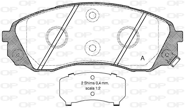 Brake Pad Set, disc brake (BPA1291.02)
