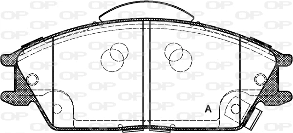 Brake Pad Set, disc brake (BPA0224.22)