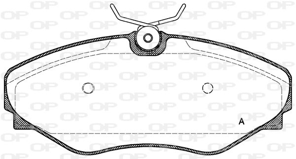 Brake Pad Set, disc brake (BPA0834.20)