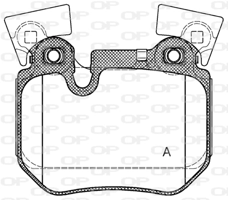 Brake Pad Set, disc brake (BPA1373.00)