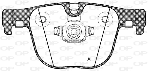 Brake Pad Set, disc brake (BPA1493.00)