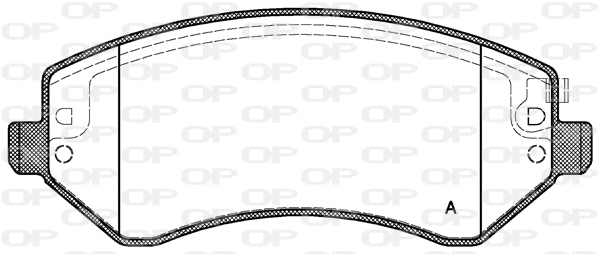 Brake Pad Set, disc brake (BPA0807.02)