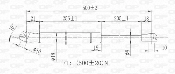 Gas Spring, boot/cargo area