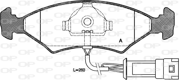 Brake Pad Set, disc brake (BPA0119.32)