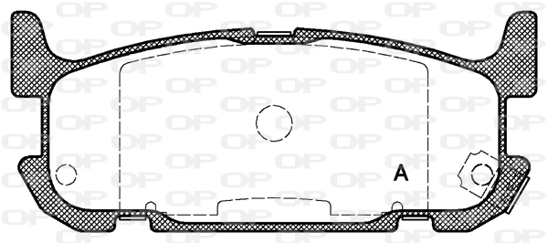Brake Pad Set, disc brake (BPA0853.12)