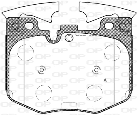 Brake Pad Set, disc brake (BPA1711.00)
