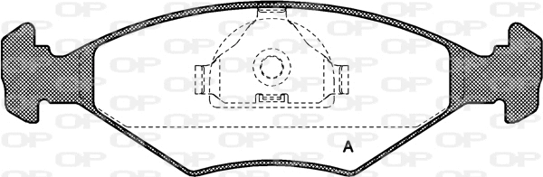 Brake Pad Set, disc brake (BPA0281.10)