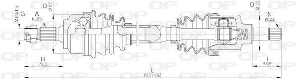 Drive Shaft (DRS6257.00)