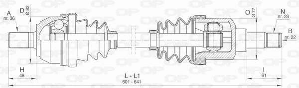 Drive Shaft (DRS6449.00)