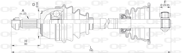 Drive Shaft (DRS6211.00)