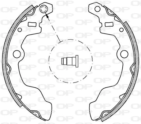 Brake Shoe Set (BSA2018.00)