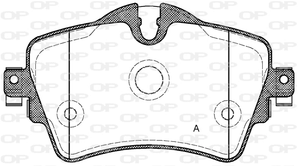 Brake Pad Set, disc brake (BPA1599.08)