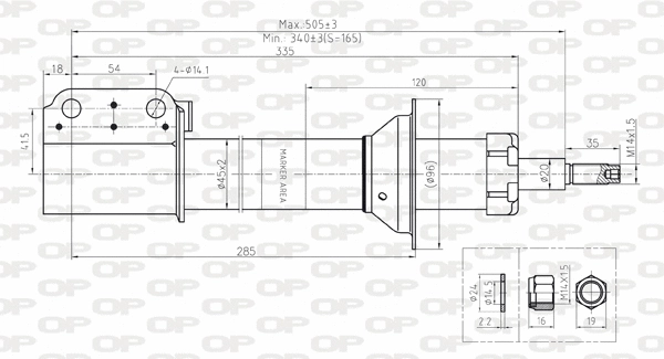 Shock Absorber (SAB8128.31)