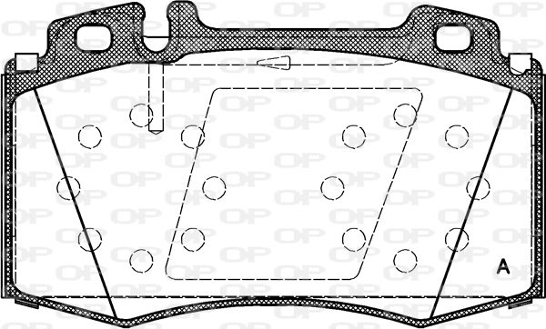 Brake Pad Set, disc brake (BPA0769.00)