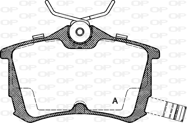 Brake Pad Set, disc brake (BPA0695.02)