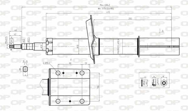 Shock Absorber (SAB8062.31)