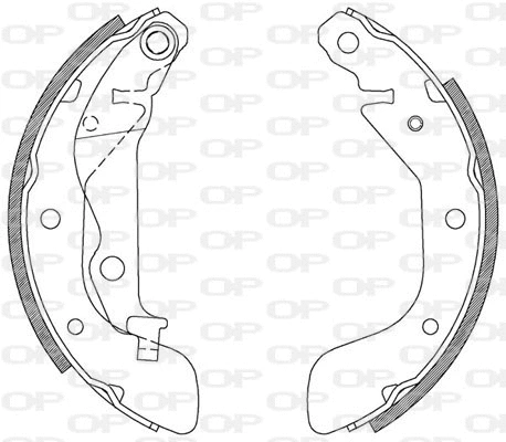 Brake Shoe Set (BSA2117.00)