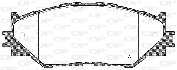 Brake Pad Set, disc brake (BPA1201.00)