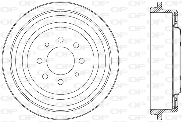 Brake Drum (BAD9007.20)