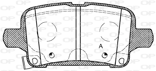 Brake Pad Set, disc brake (BPA1628.02)