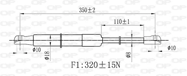 Gas Spring, boot/cargo area