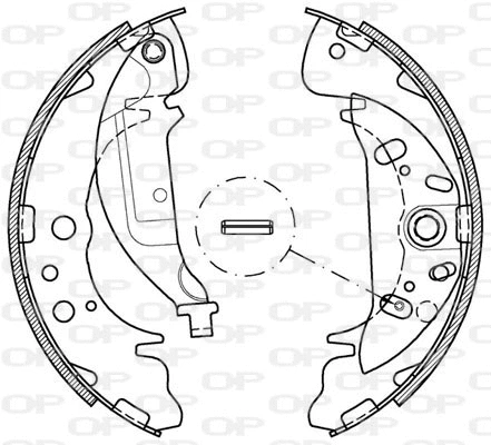 Brake Shoe Set (BSA2035.00)