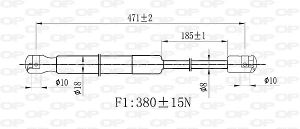 Gas Spring, boot/cargo area