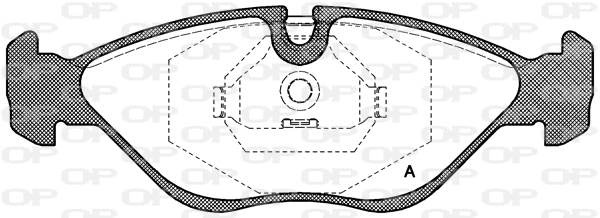 Brake Pad Set, disc brake (BPA0319.00)