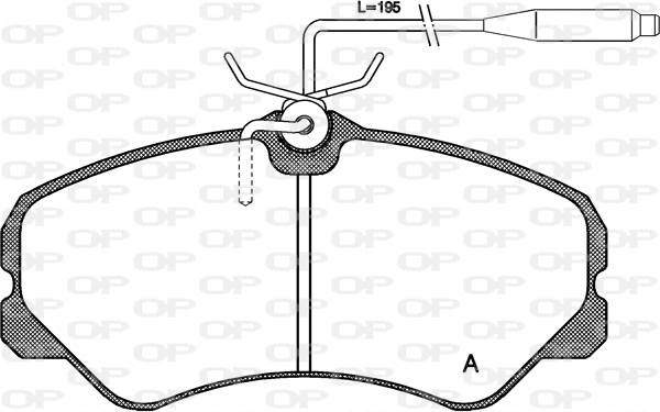 Brake Pad Set, disc brake (BPA0261.02)