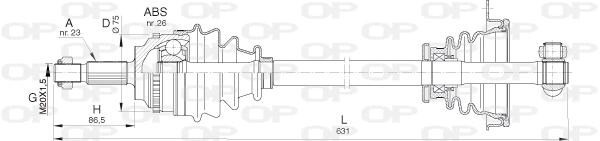 Drive Shaft (DRS6399.00)