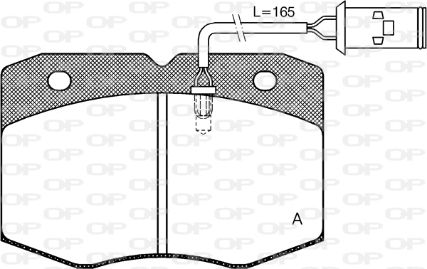Brake Pad Set, disc brake (BPA0435.02)