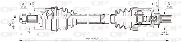 Drive Shaft (DRS6368.00)