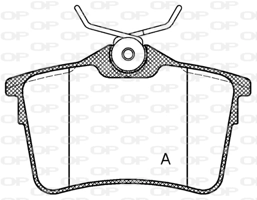 Brake Pad Set, disc brake (BPA1382.00)