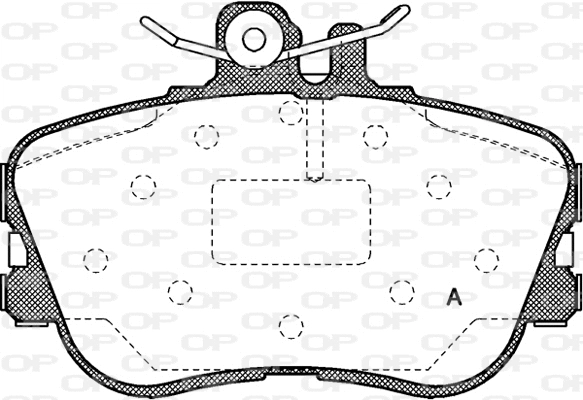 Brake Pad Set, disc brake (BPA0445.00)