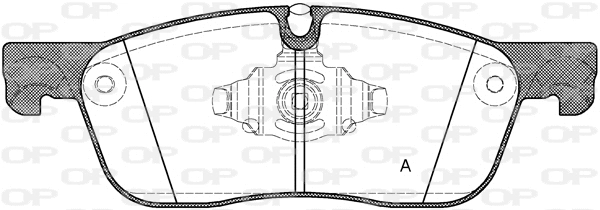 Brake Pad Set, disc brake (BPA1633.10)